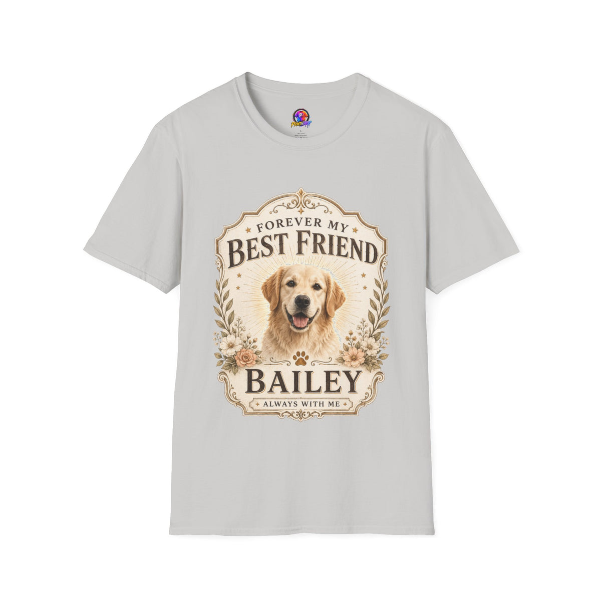 Forever My Best Friend Dog T-Shirt — Personalized Pet Tribute Tee