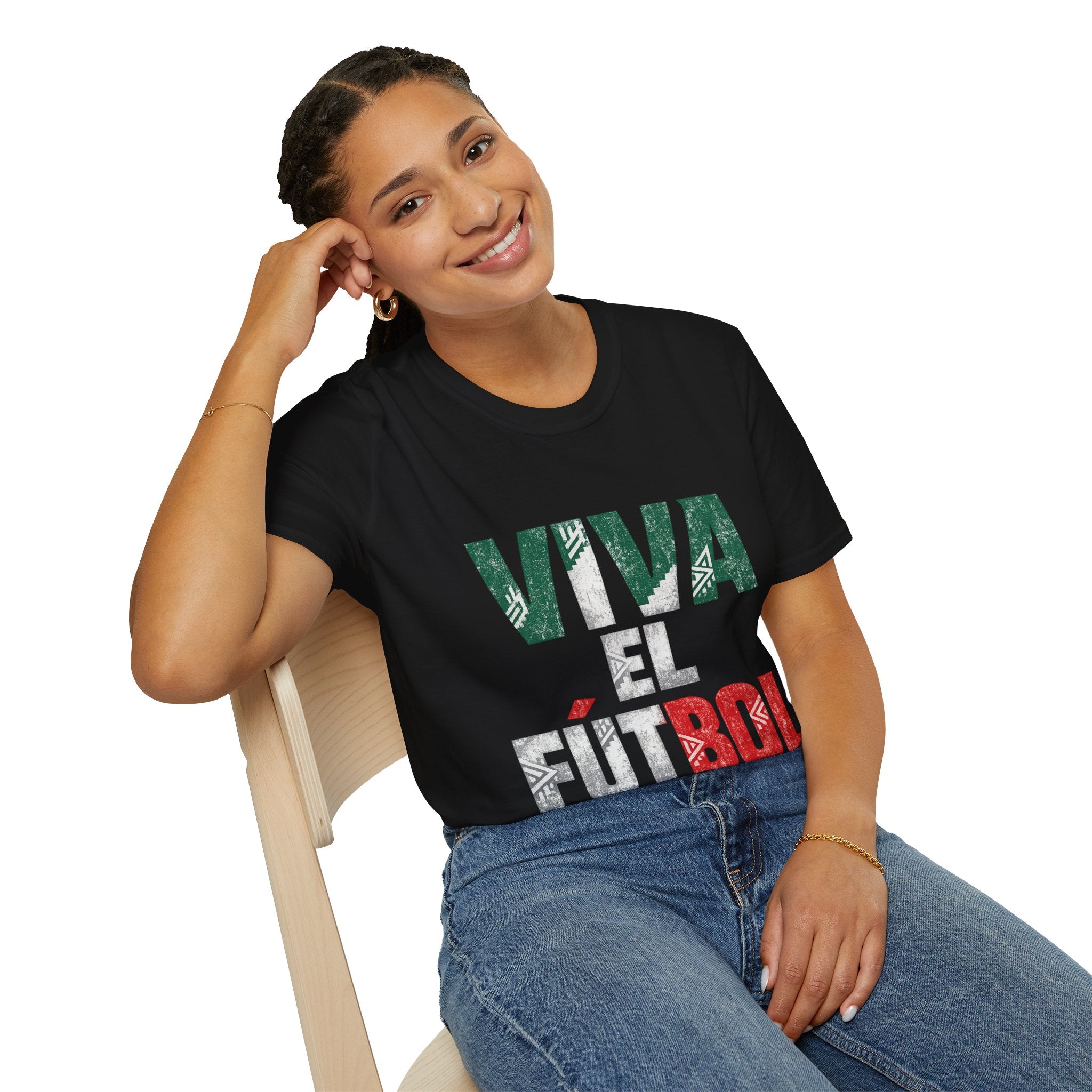 Mexico T-Shirt — "Viva El Fútbol" Mexican Soccer Graphic Tee