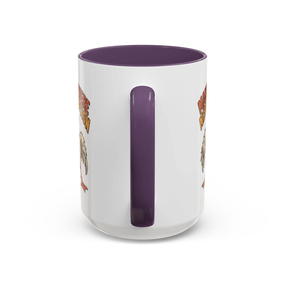 Coffee Mug — "Manners Were Never An Option" Funny Rude Chicken Accent Mug