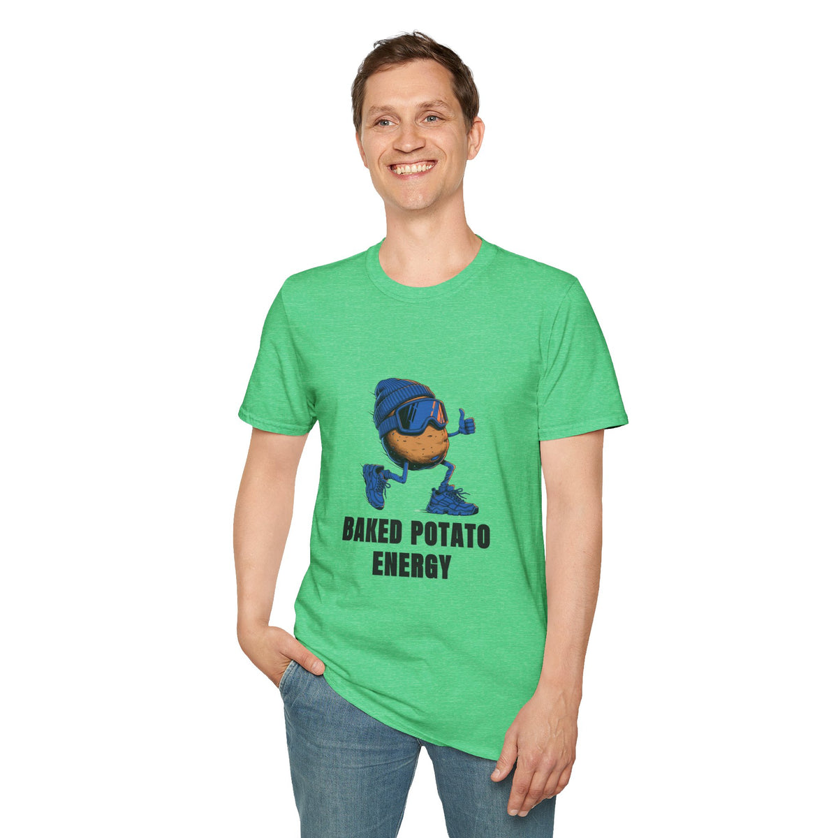 Baked Potato Energy T-Shirt — Cute Thumbs-Up Potato Graphic Tee - Trending Now - August 2026