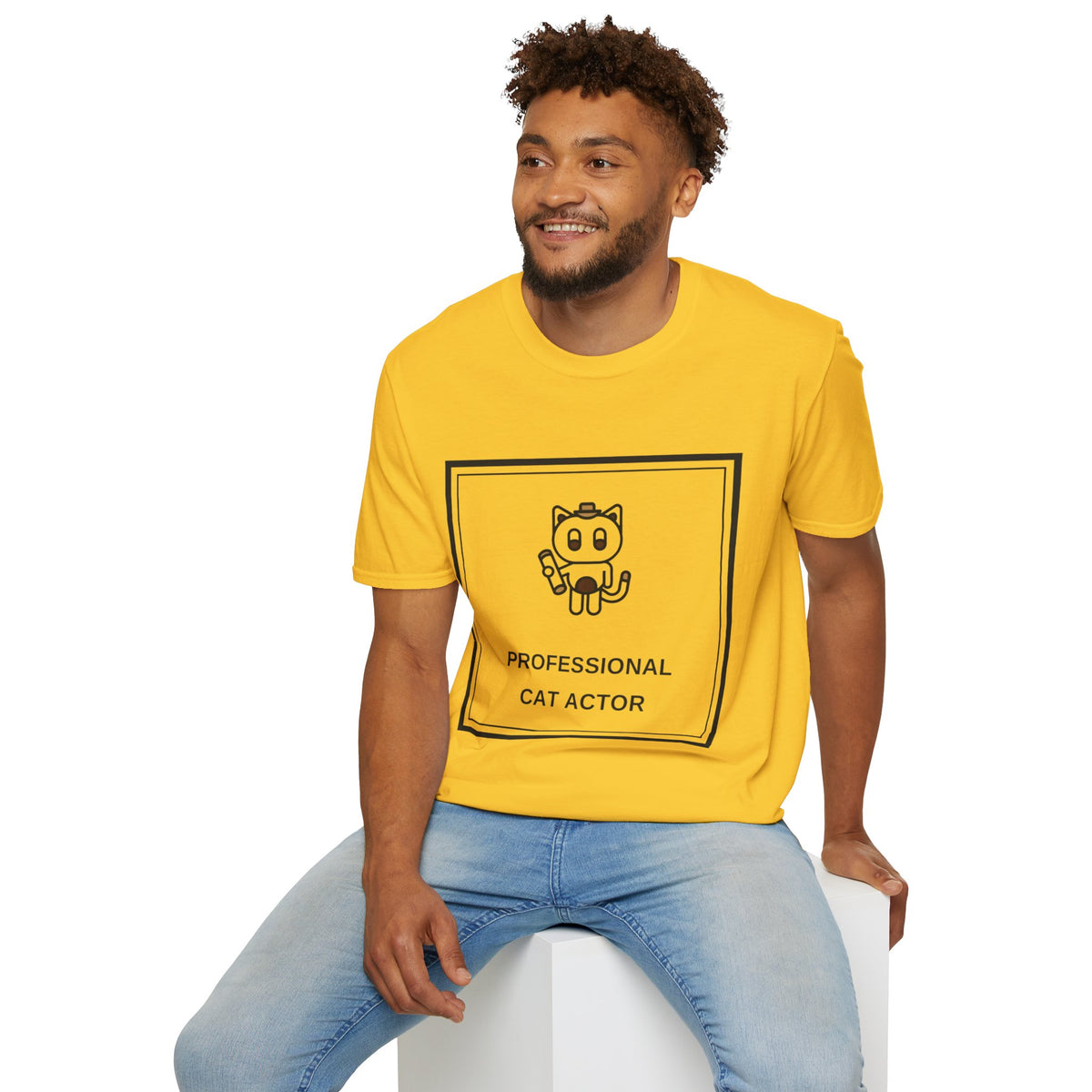 Cat T‑Shirt — "Professional Cat Actor" Cute Cartoon Tee - Trending Now - August 2026