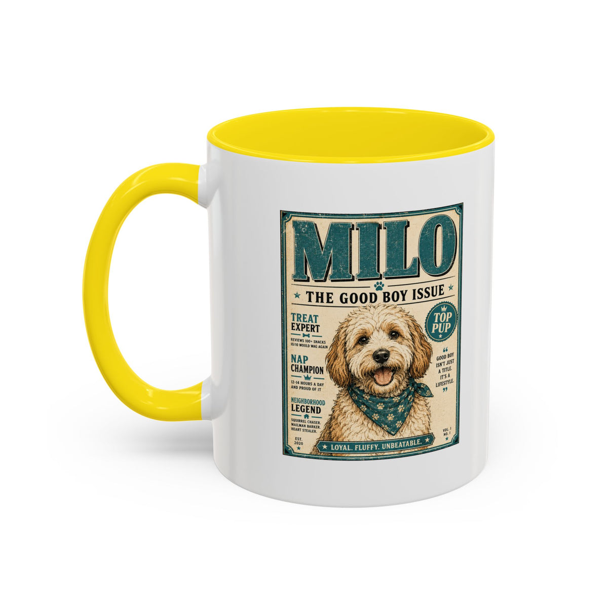 Milo Bailey Dog Dad Mom Milo 'The Good Boy Issue' Coffee Mug