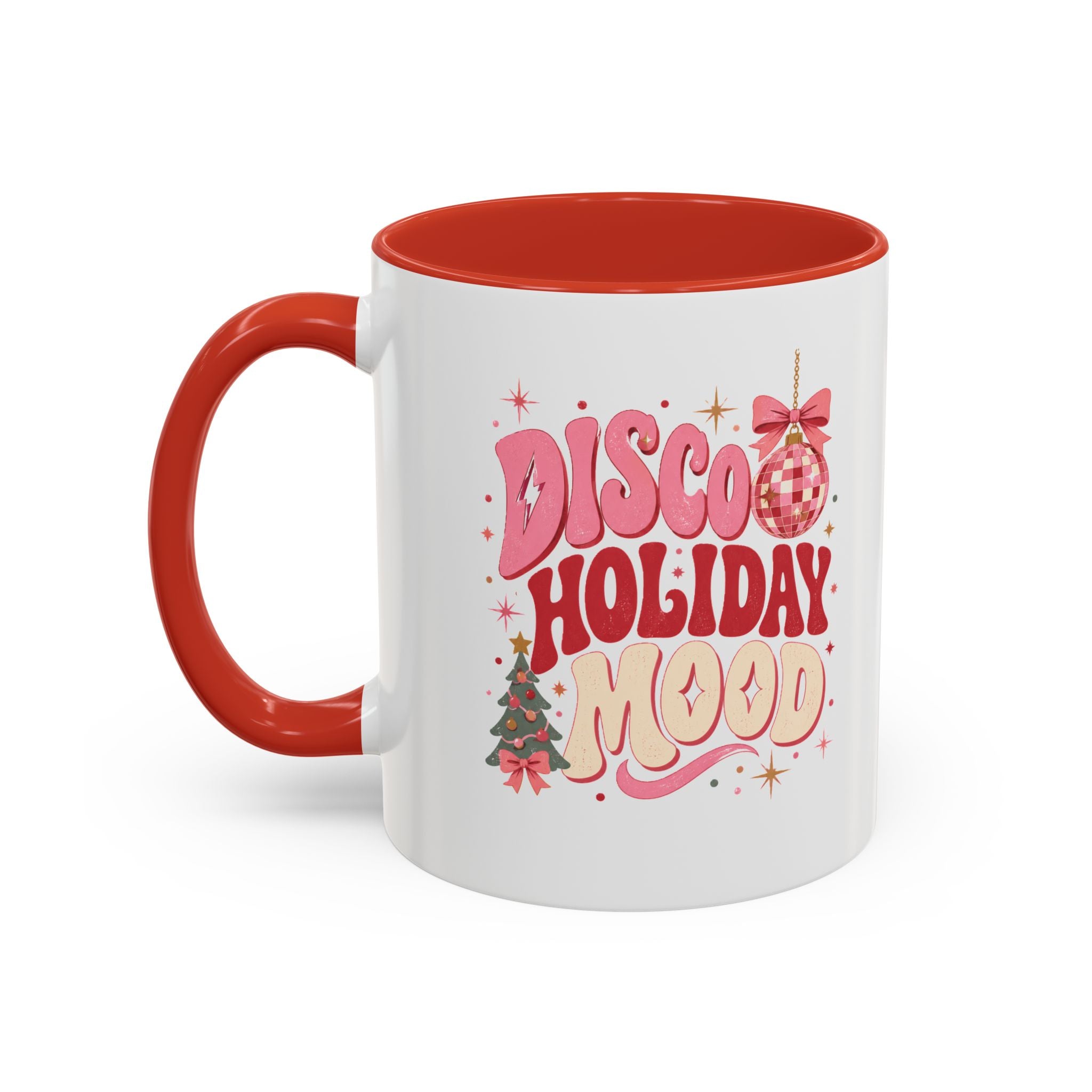 Modern Day Christmas Disco Holiday Mood Coffee Mug