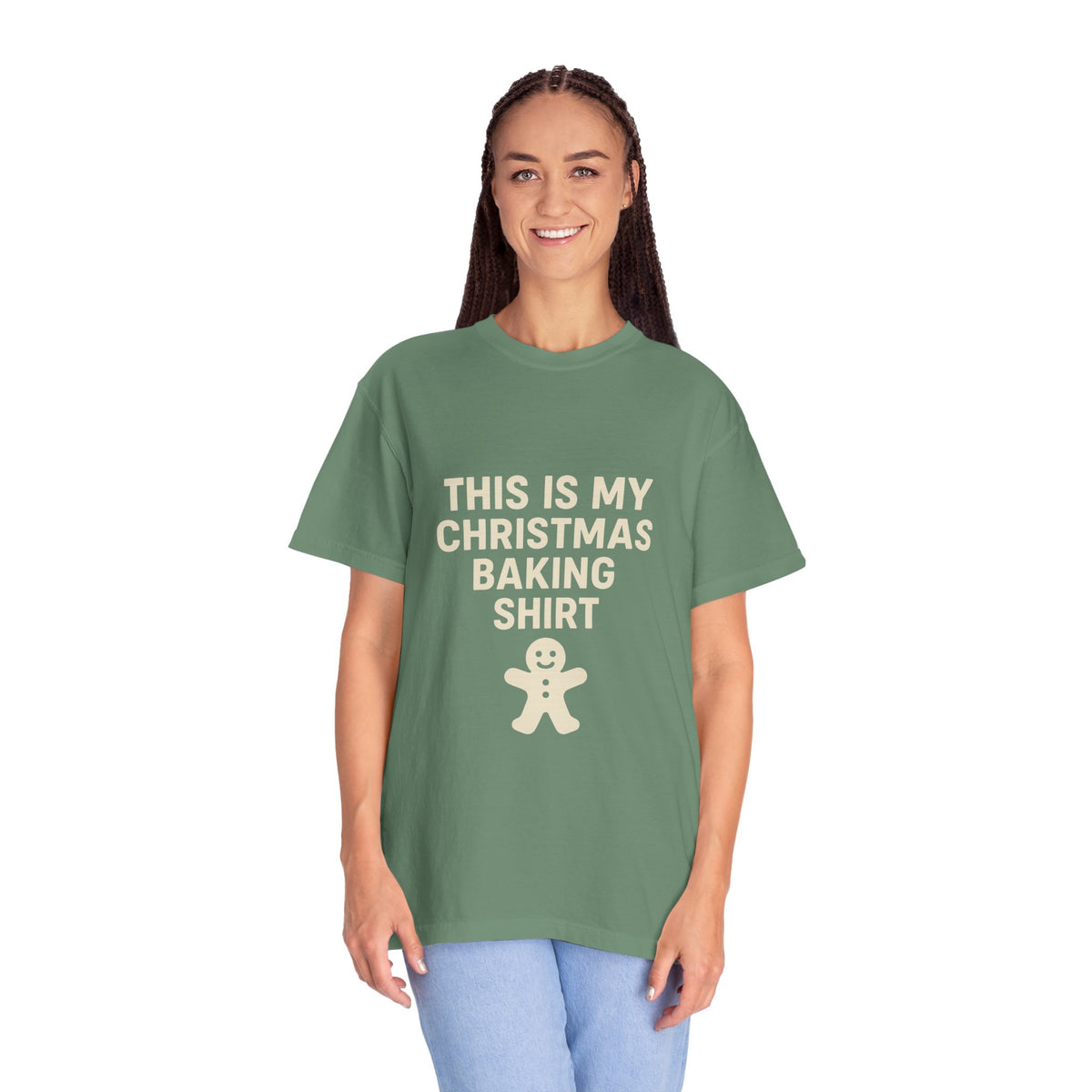 Christmas Baking Shirt — 'This Is My Christmas Baking Shirt' Tee with Gingerbread Graphic- Trending Now - October 2026
