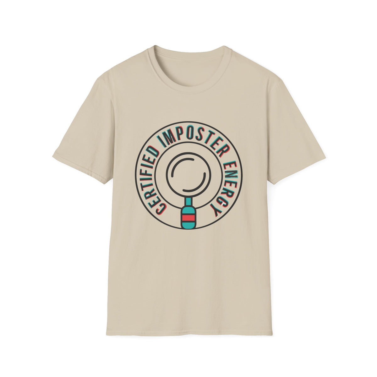 Certified Imposter Energy T-Shirt — Funny Self-Aware Graphic Tee - Trending Now - August 2026