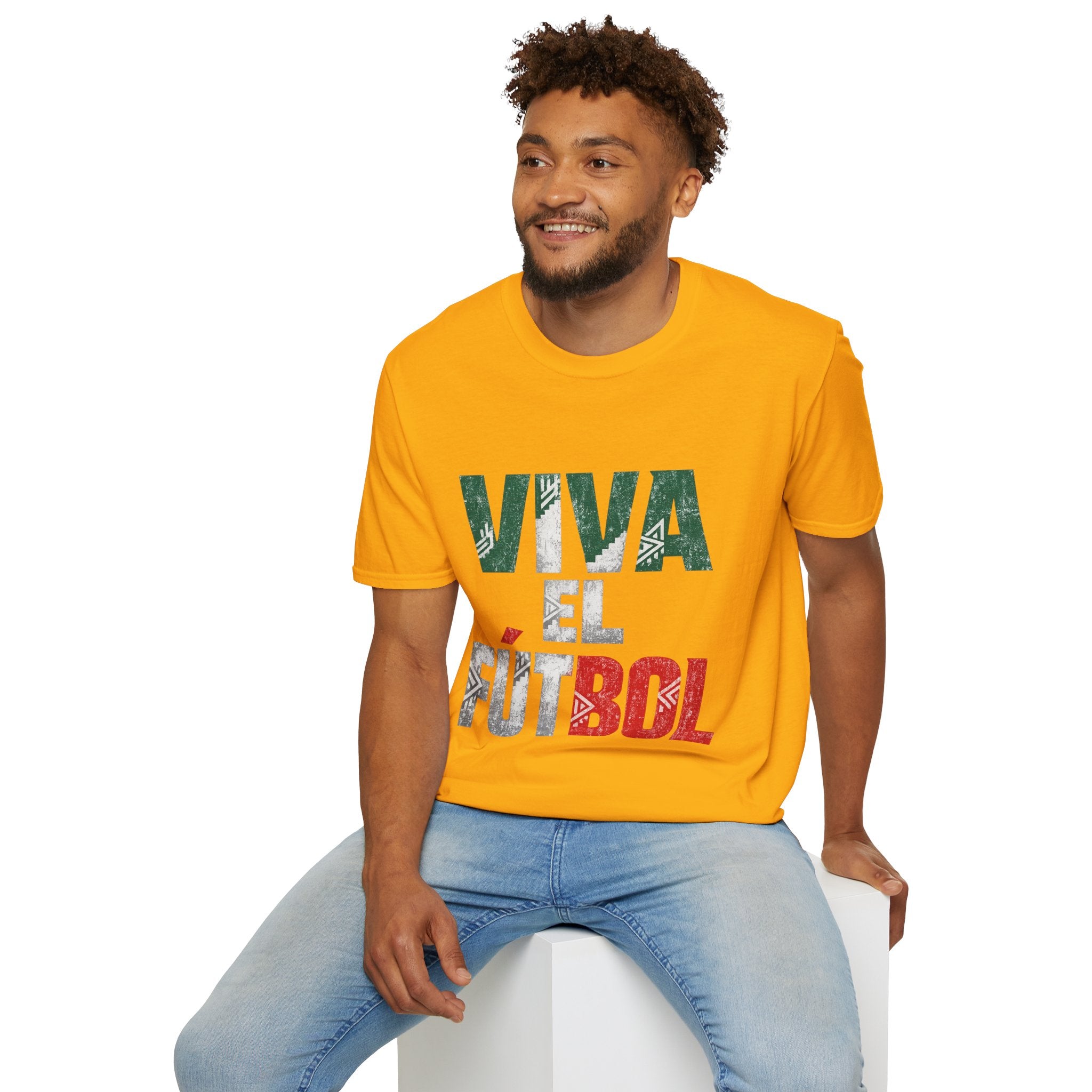Mexico T-Shirt — "Viva El Fútbol" Mexican Soccer Graphic Tee