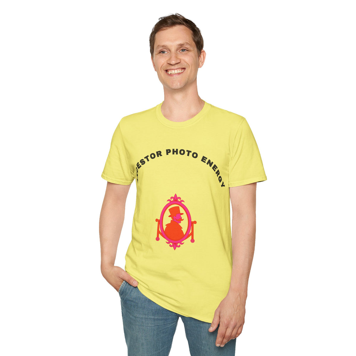T-Shirt — 'Ancestor Photo Energy' Spiritual Retro Graphic Tee - Trending Now - September 2026