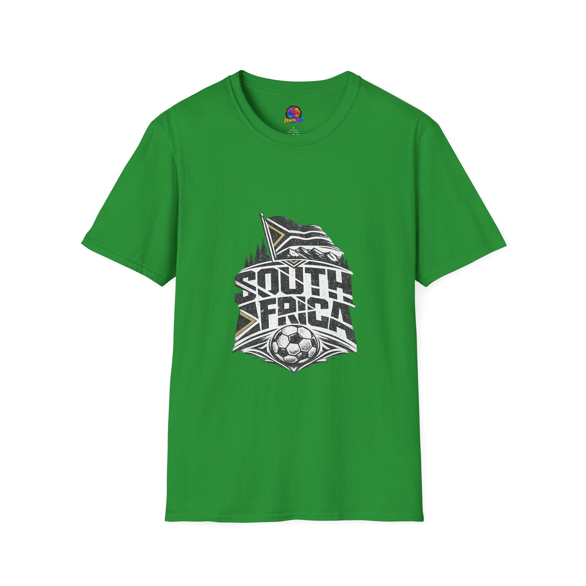 South Africa Flag & Soccer Crest T‑Shirt