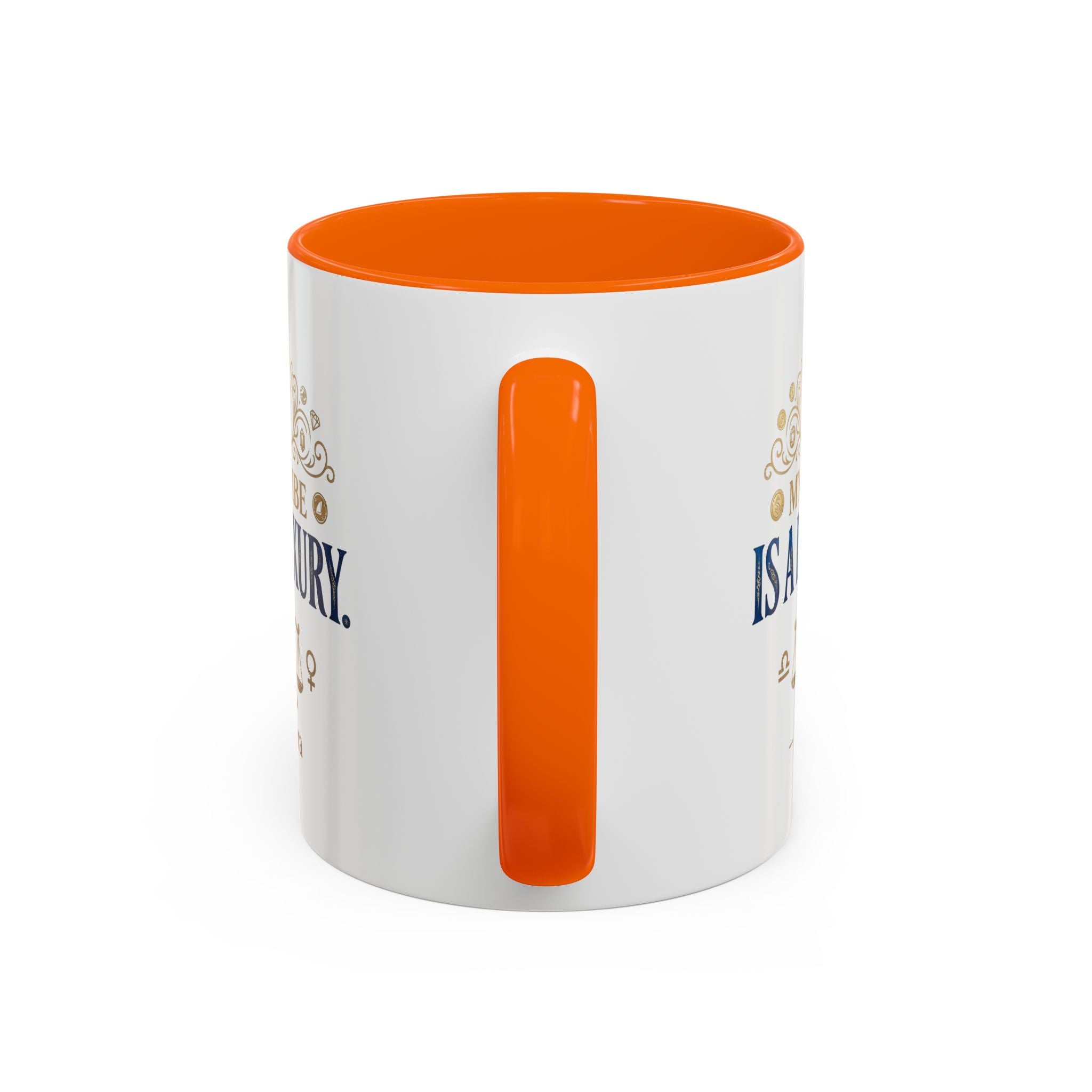 Libra Coffee Mug — "My Vibe Is A Luxury" Zodiac Accent Mug