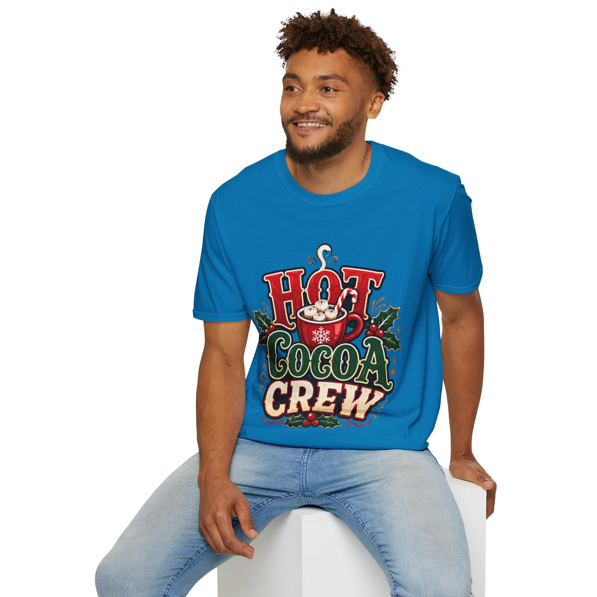 Hot Cocoa Crew T‑Shirt — Cozy Holiday Hot Chocolate Graphic Tee