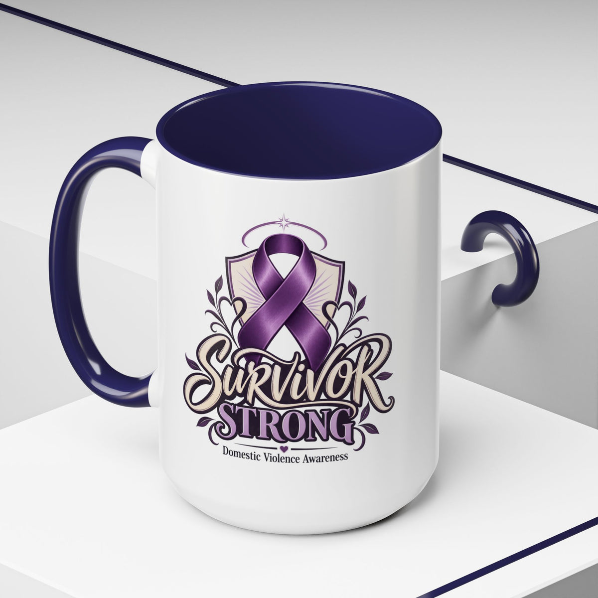 Domestic Violence Awareness Survivor Strong Coffee Mug