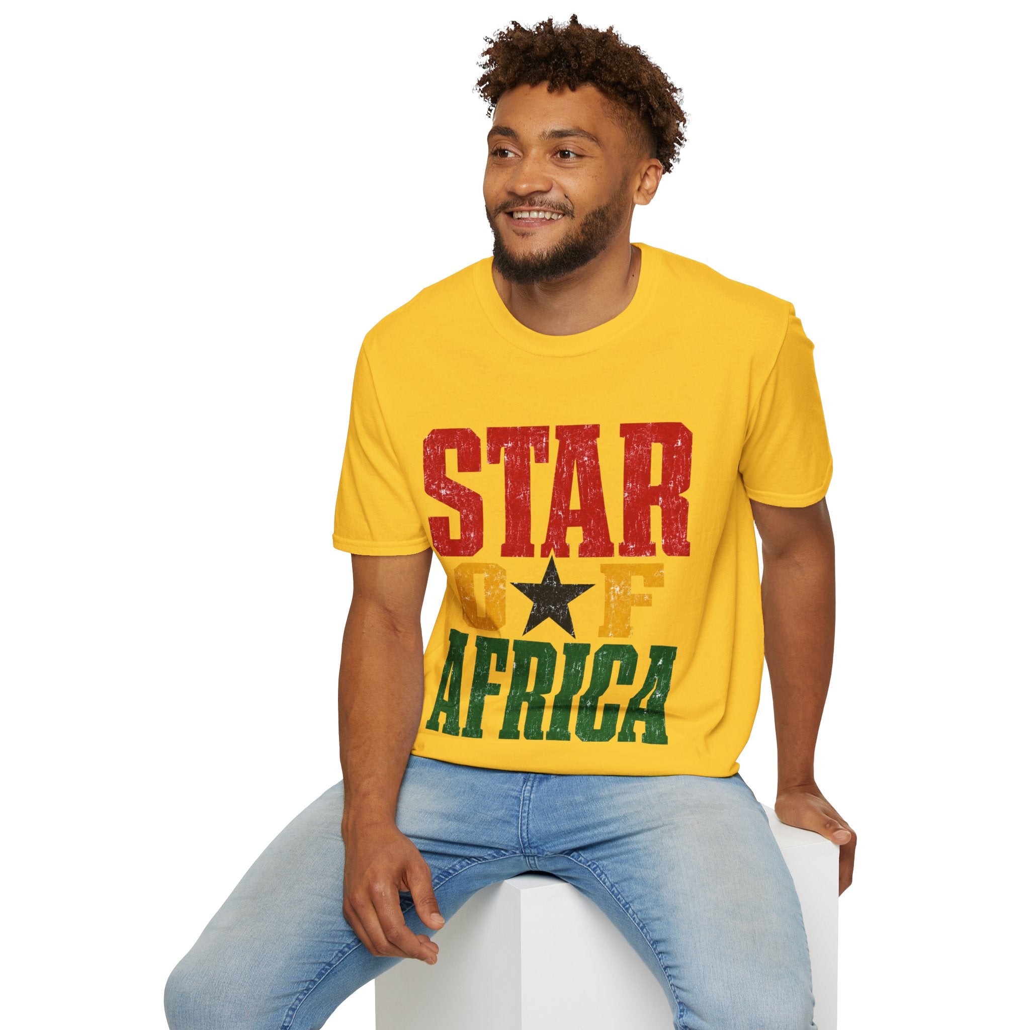 Ghana Star of Africa T-Shirt — Retro Pan-African Graphic Tee
