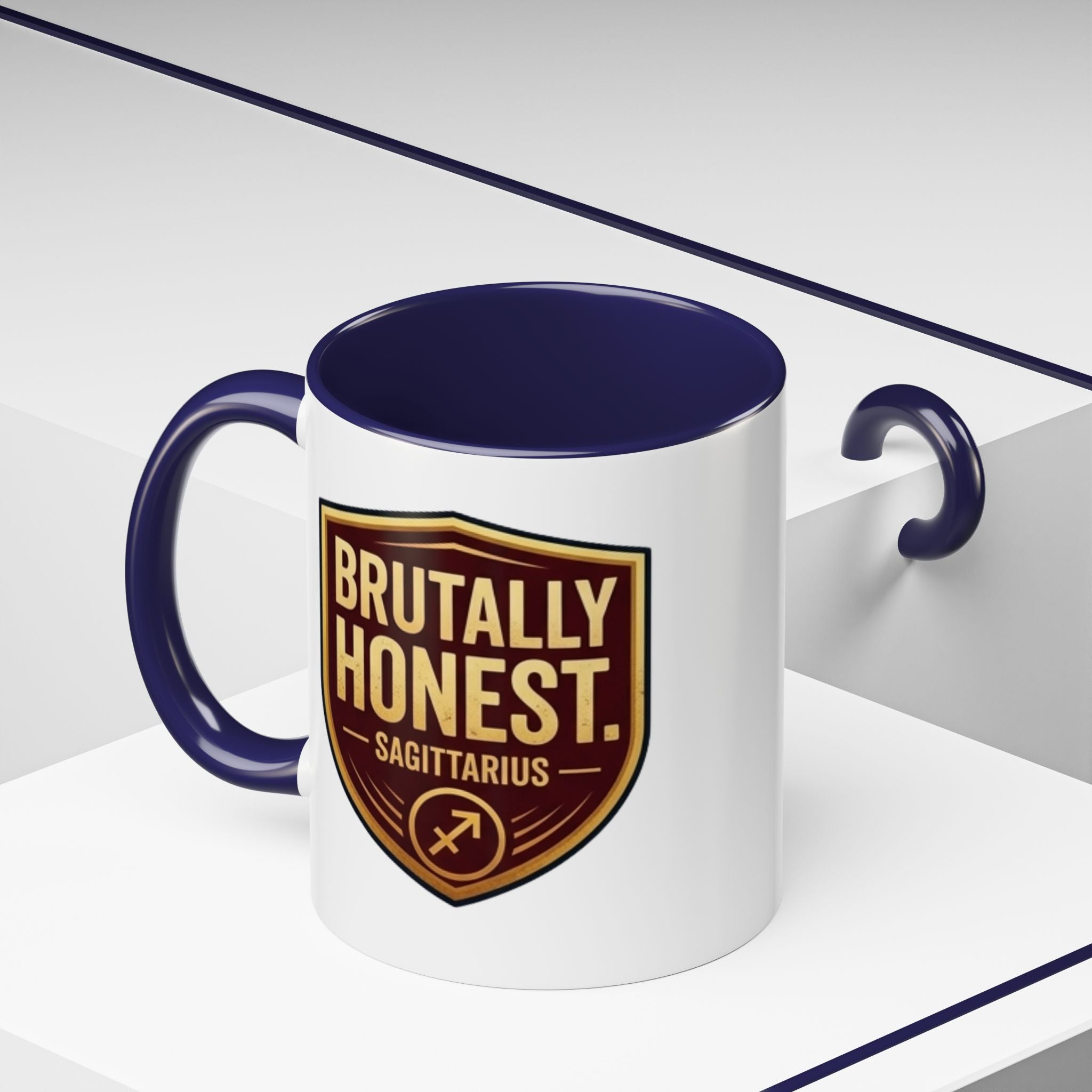 Sagittarius Coffee Mug - "Brutally Honest" Zodiac Accent Mug (11/15oz)