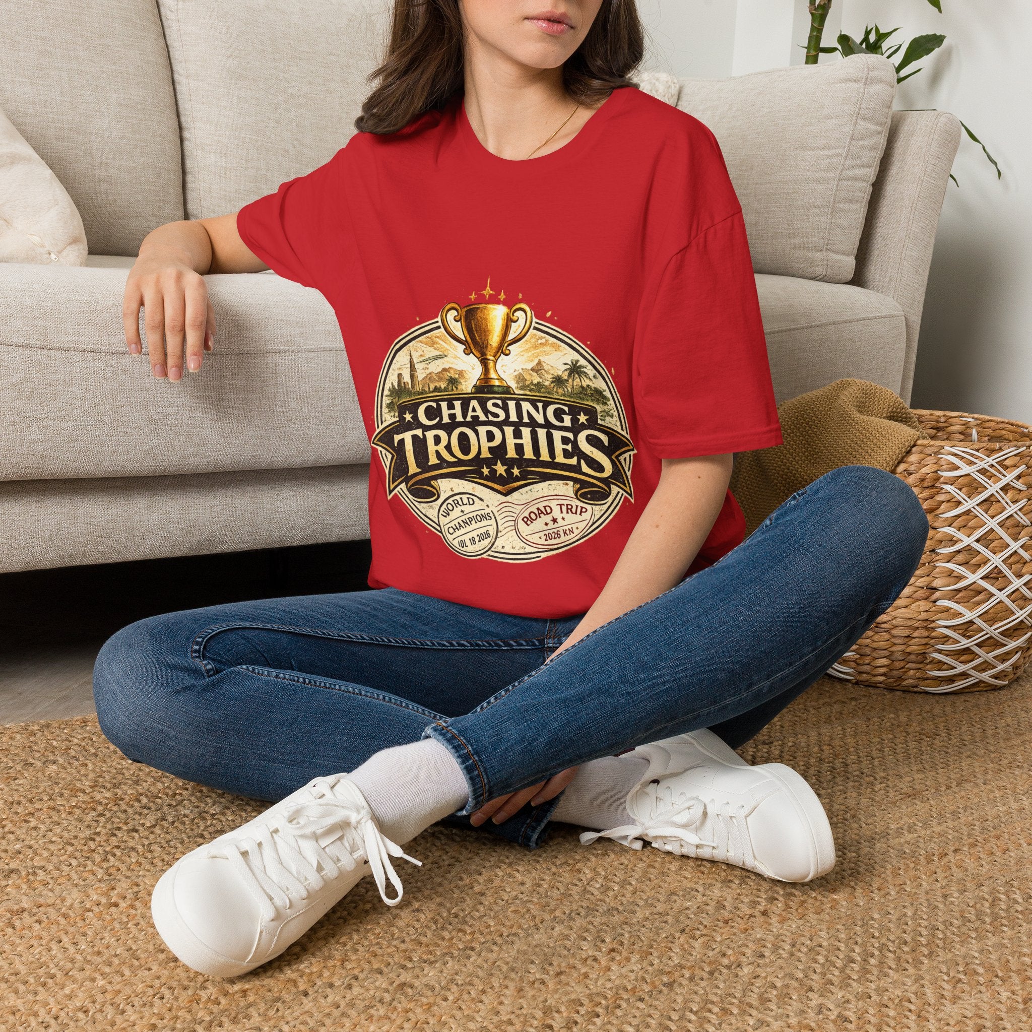 T-Shirt — Chasing Trophies Vintage Trophy Graphic Tee