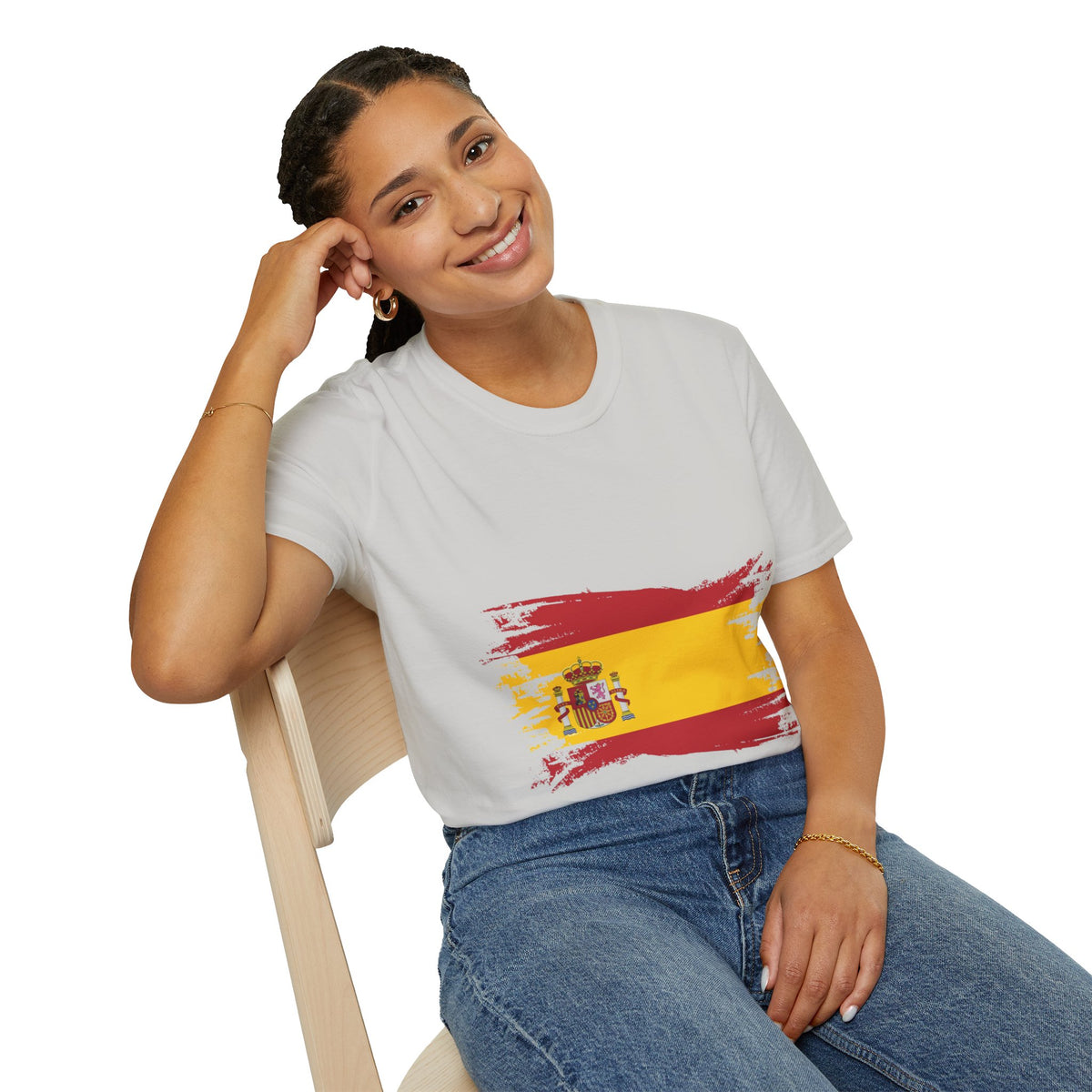Spain Flag T-Shirt — Distressed Spanish Flag Graphic Tee