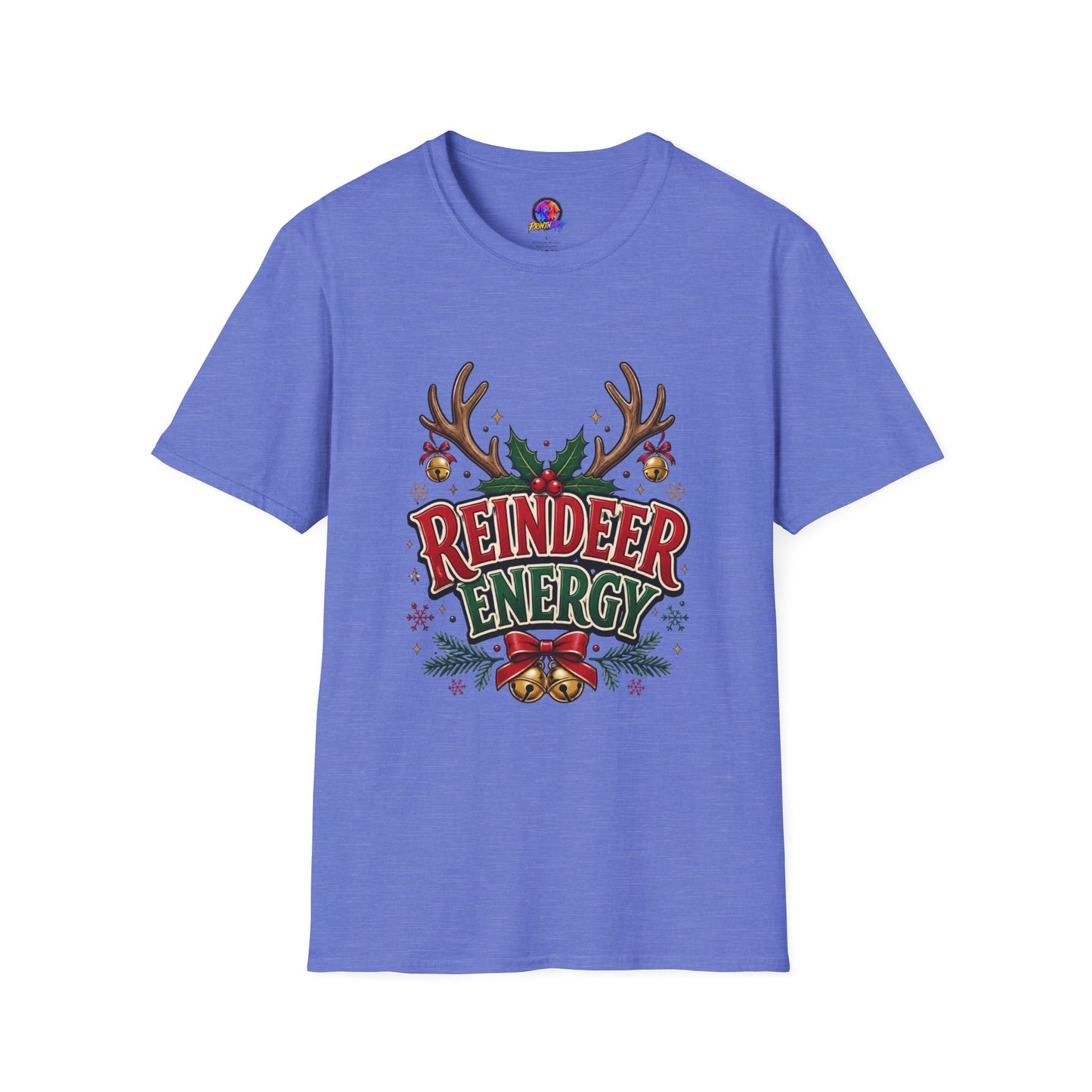 Reindeer Energy Christmas T-Shirt