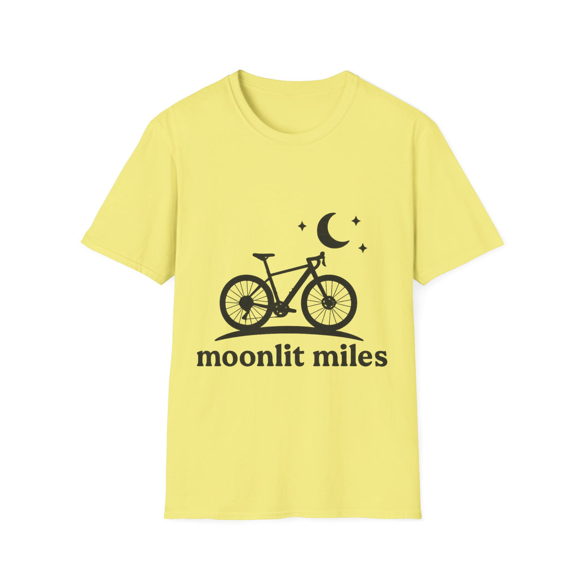 "Moonlit Miles" Celestial Cycling Tee | Night Rider Bike Graphic T-Shirt - Trending Now - September 2026