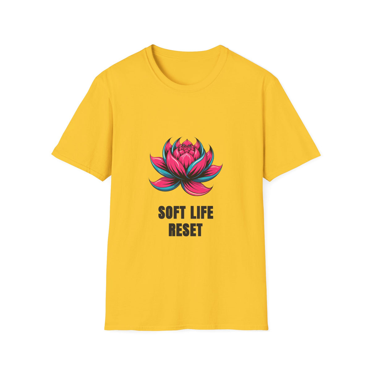 Lotus Graphic T-Shirt — 'Soft Life Reset' Relaxed Tee - Trending Now - August 2026