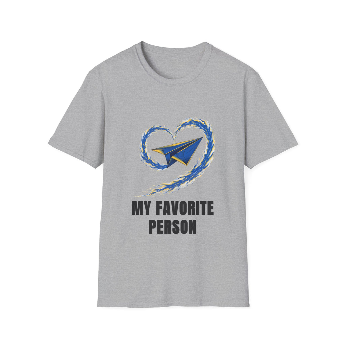 Paper Plane Heart T-Shirt — “My Favorite Person” Graphic Tee - Trending Now - August 2026