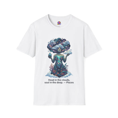 Dreamscape Goddess T-Shirt — 'Head in the Clouds' Surreal Art Tee