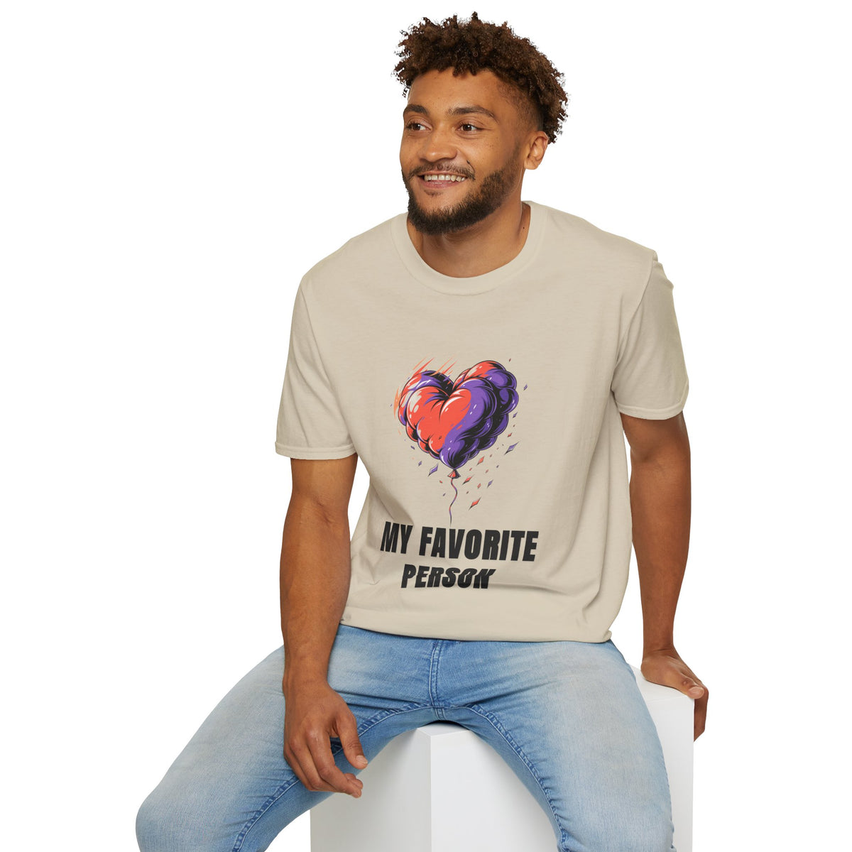 Heart Graphic T-Shirt — "My Favorite Person" Casual Tee - Trending Now - August 2026