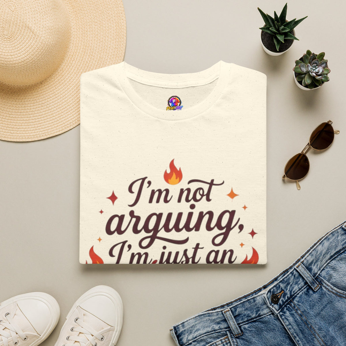 Aries Zodiac Tee — “I’m Not Arguing, I’m Just an Aries Explaining Why I’m Right”