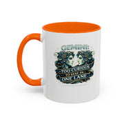 Zodiac Gemini Accent Coffee Mug