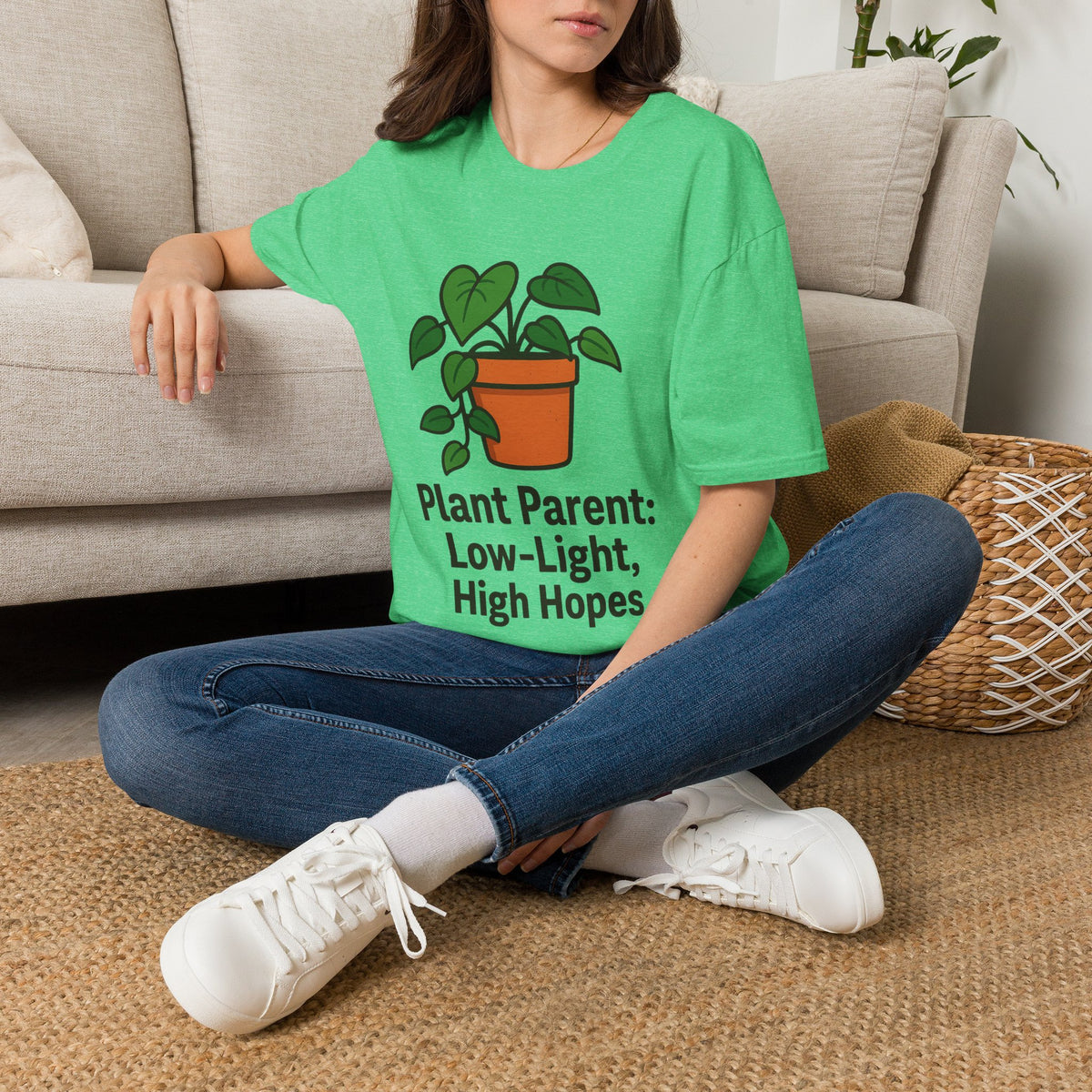 Plant Lover T‑Shirt — Potted Heart Leaf Graphic Tee - Trending Now - August 2026