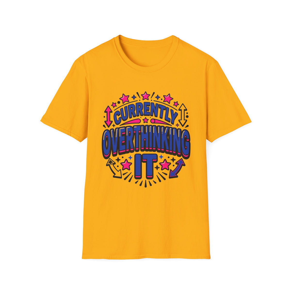 Currently Celebrating T-Shirt — Retro Neon Festival Graphic Tee - Trending Now - August 2026