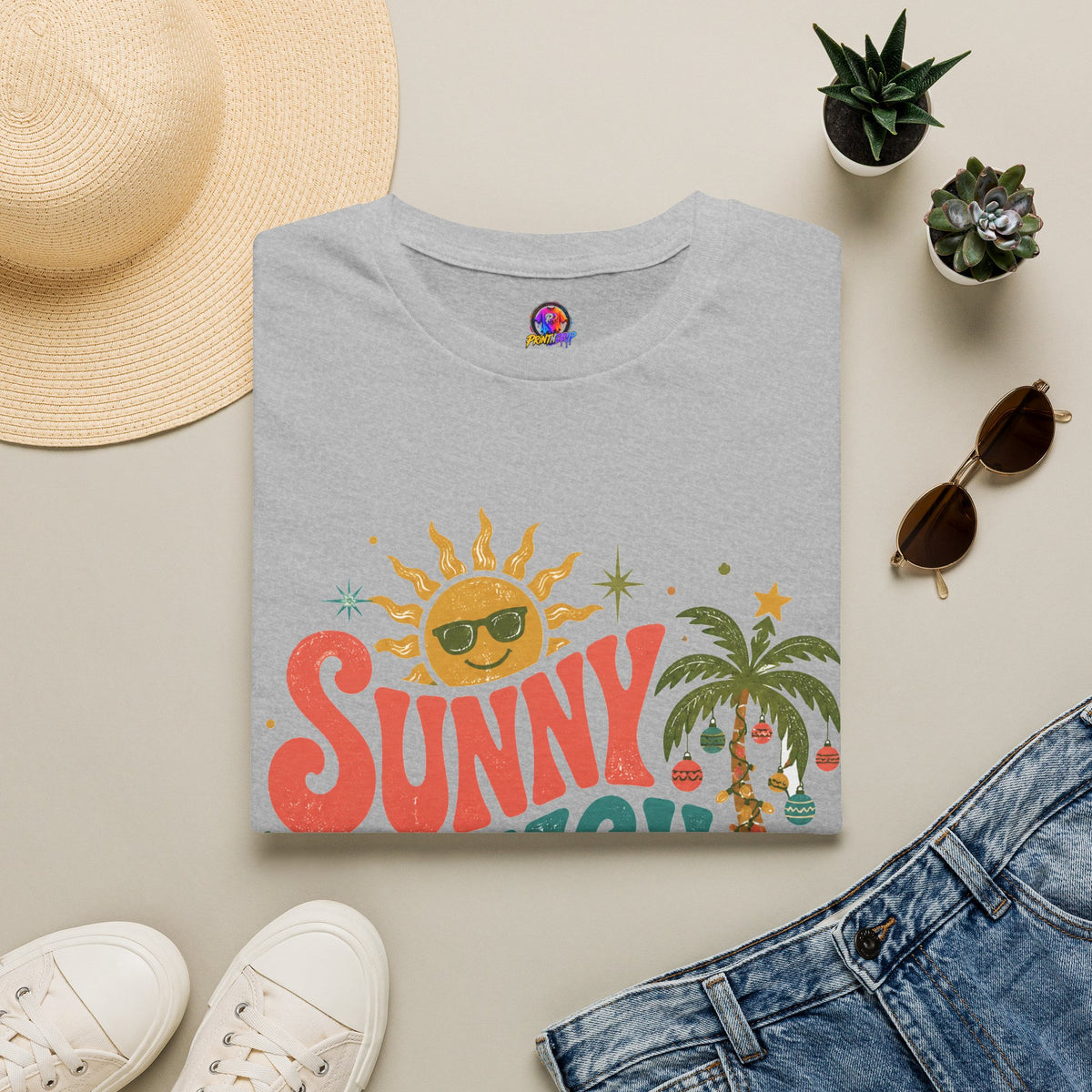 Sunny Sleigh Vibes T-Shirt