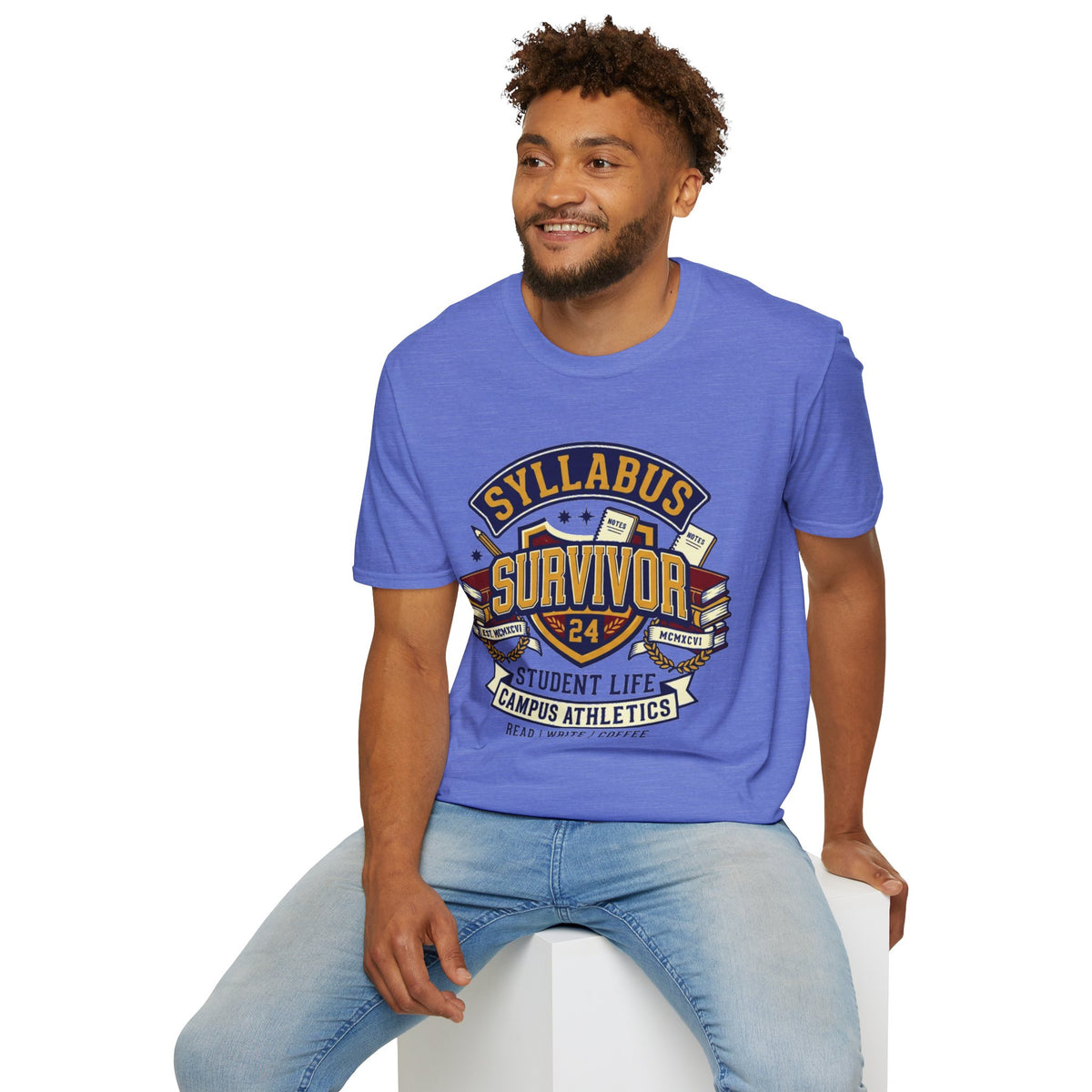 Syllabus Survivor T‑Shirt — College Student Graduation & Back-to-School Tee - Trending Now - August 2026