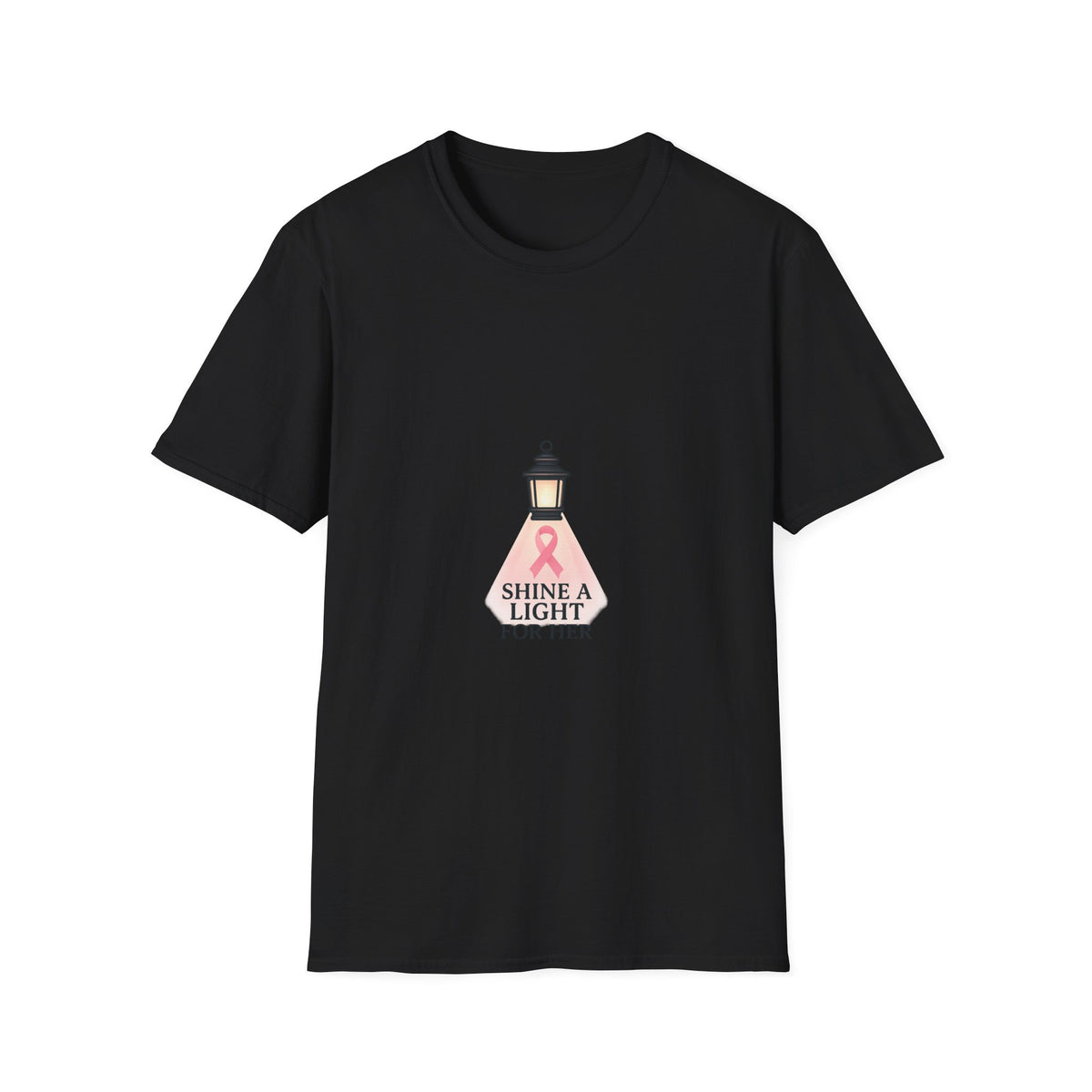 Shine A Light For Her Pink Ribbon Lantern T-Shirt, Breast Cancer Support Tee - Trending Now - September 2026