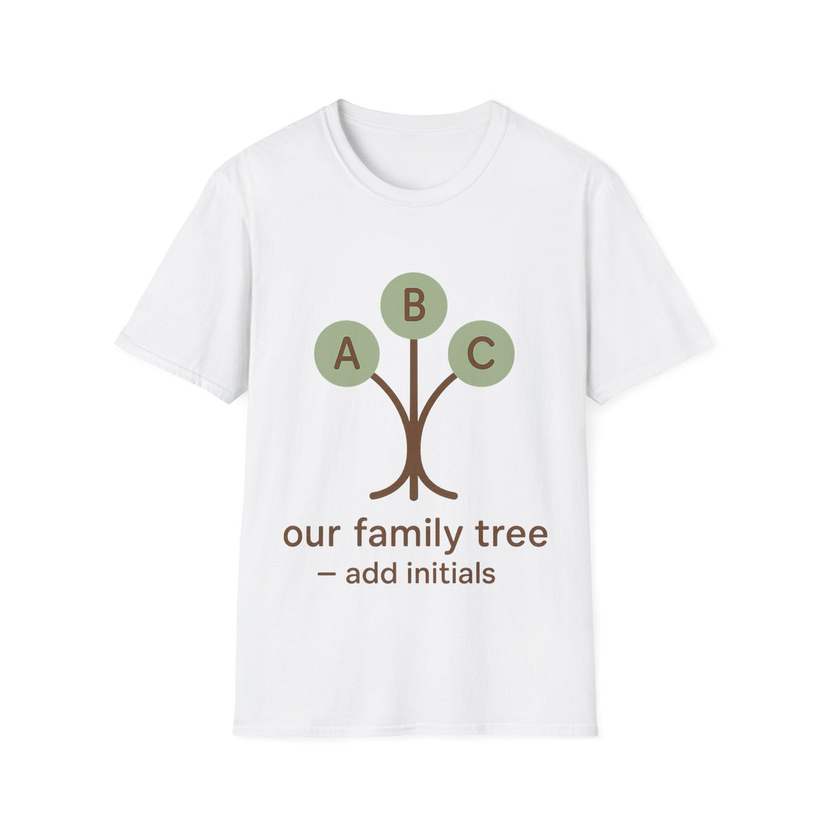 Family Tree Personalized T-Shirt — Our Family Tree Design (Initials)- Trending Now - September 2026