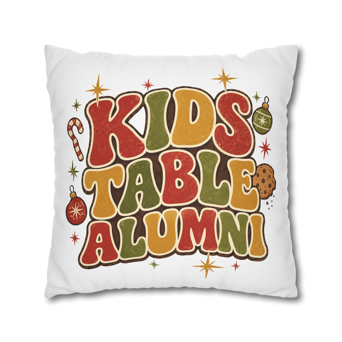 Christmas Kids Table Alumni Holiday Pillowcase