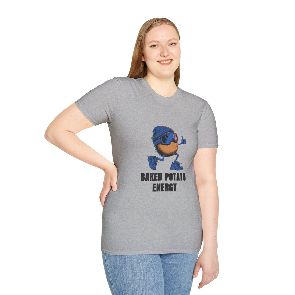 Baked Potato Energy T-Shirt — Cute Thumbs-Up Potato Graphic Tee - Trending Now - August 2026
