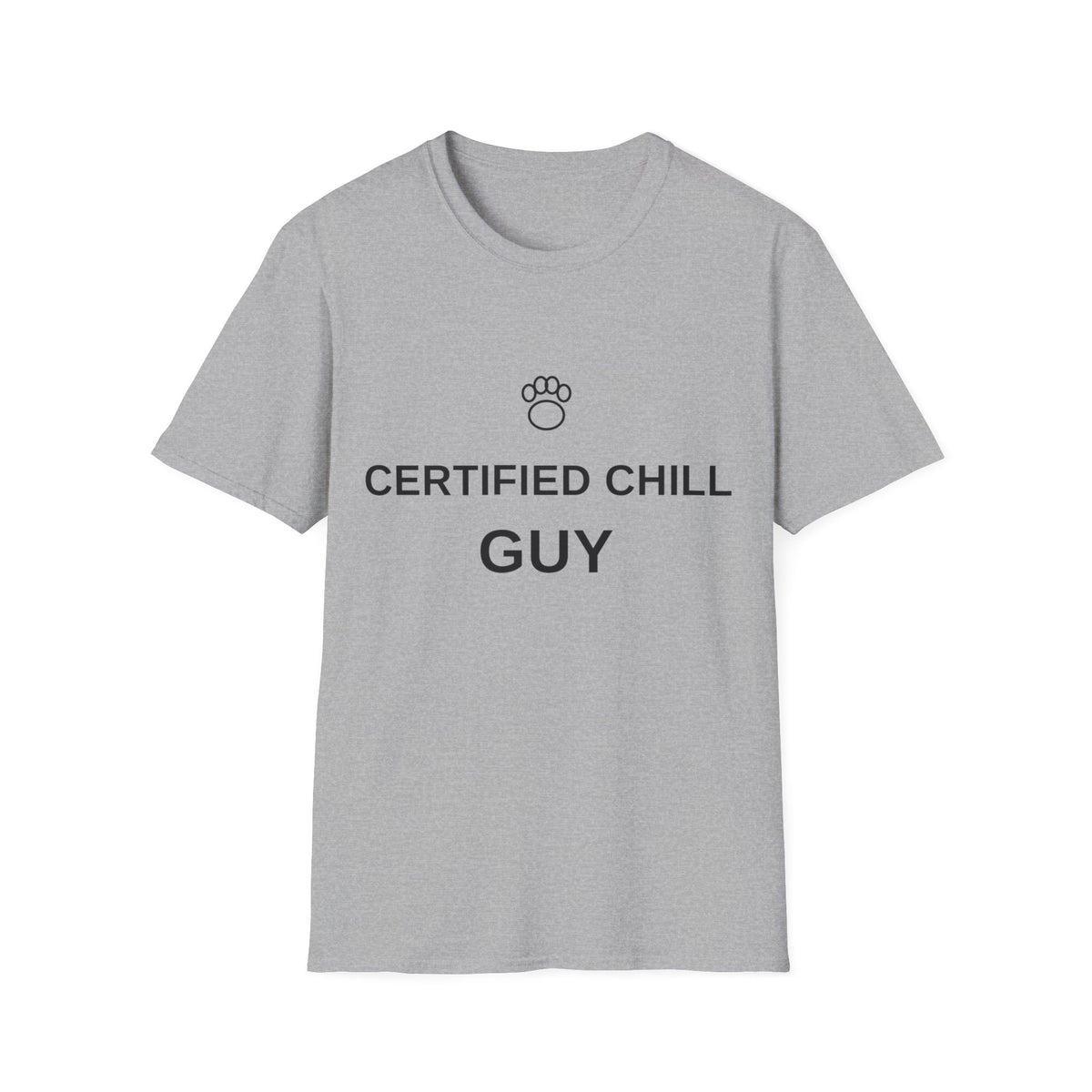 Certified Chill T-Shirt — 'Certified Chill' Paw Graphic Relaxed Tee - Trending Now - August 2026