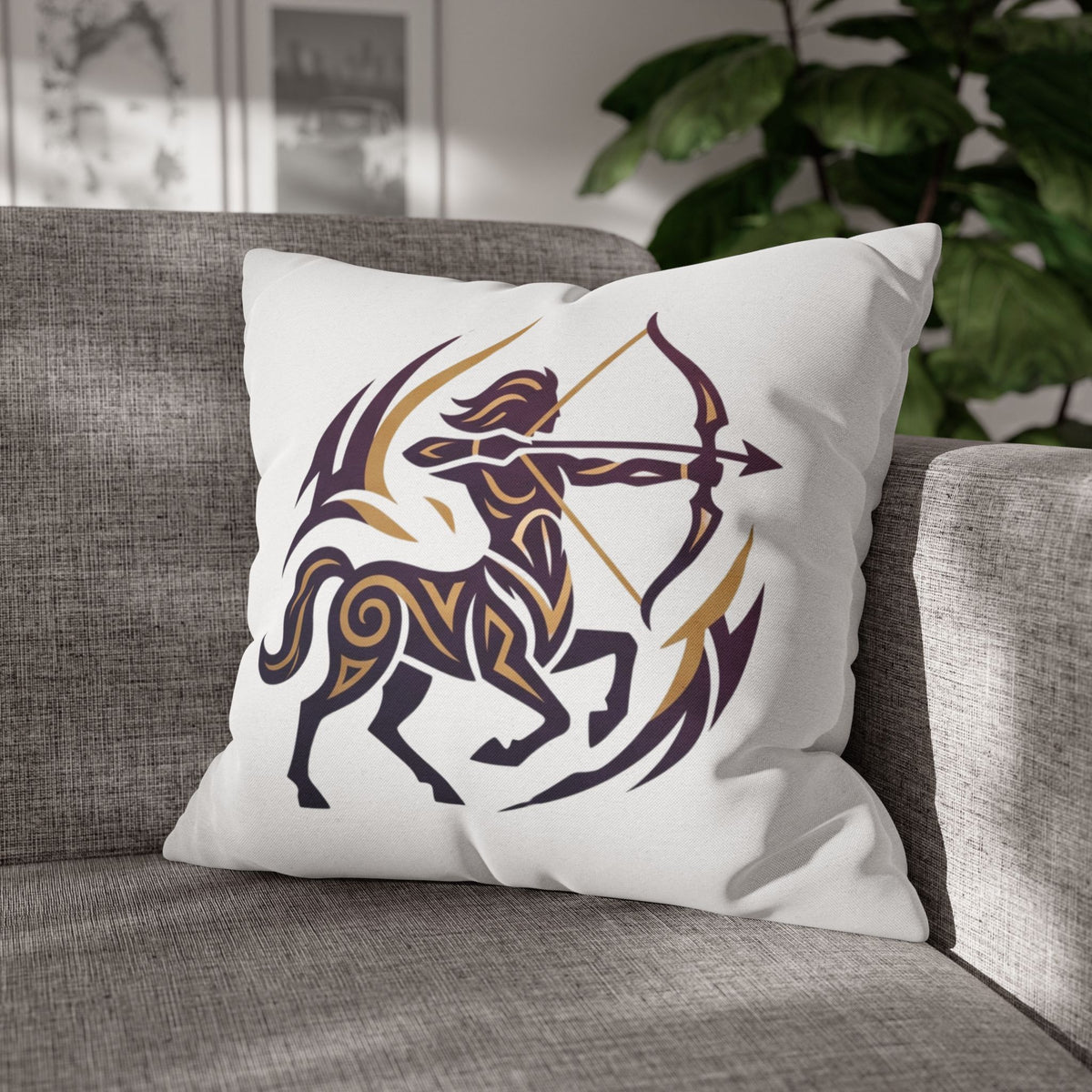 Sagittarius Archer Decorative Pillow Spun Square Pillowcase