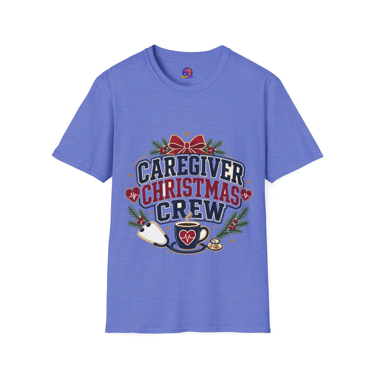 Caregiver Christmas Crew T-Shirt — Holiday Nurse & Caregiver Gift