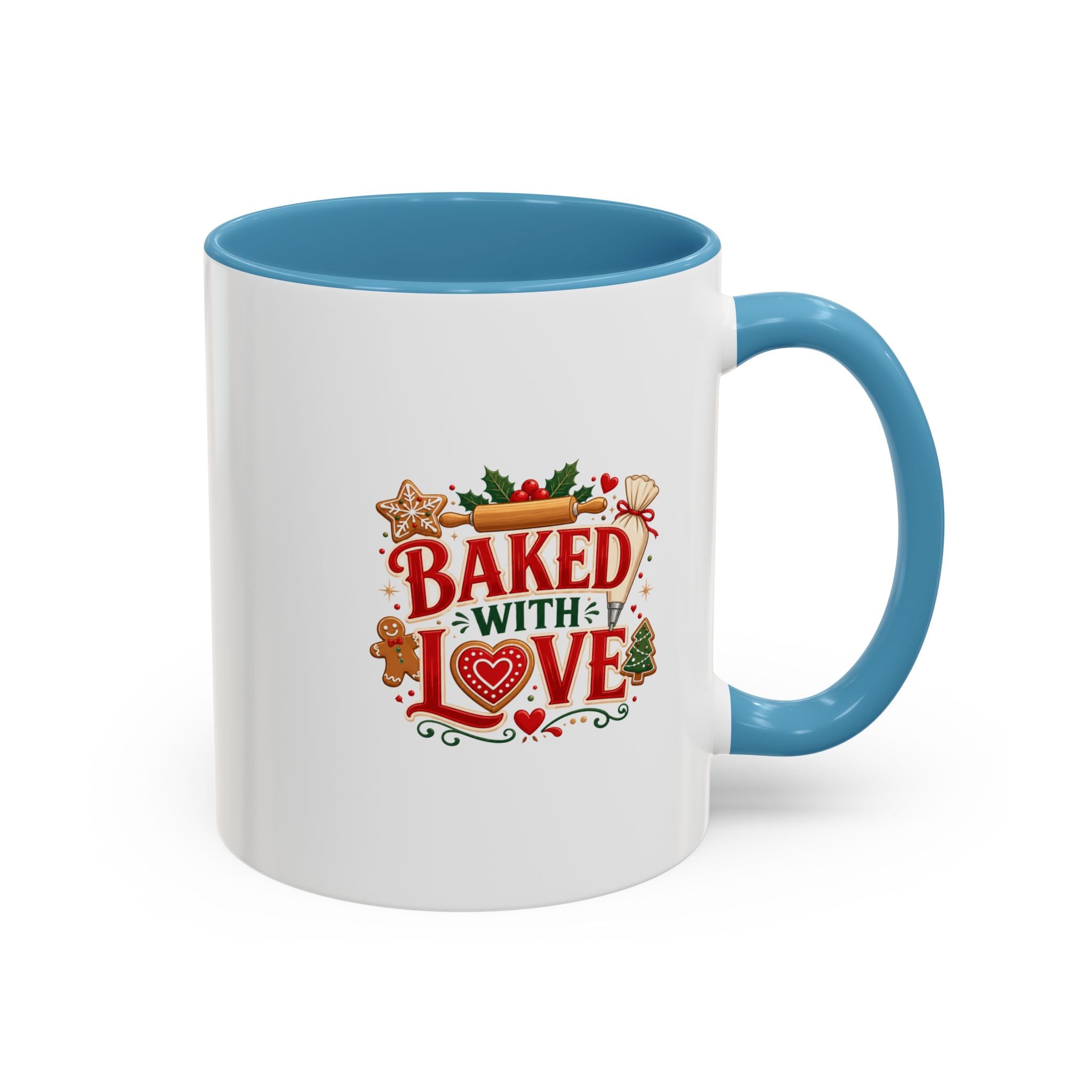 Baked With Love Coffee Mug — Holiday Baking Kitchen Gift