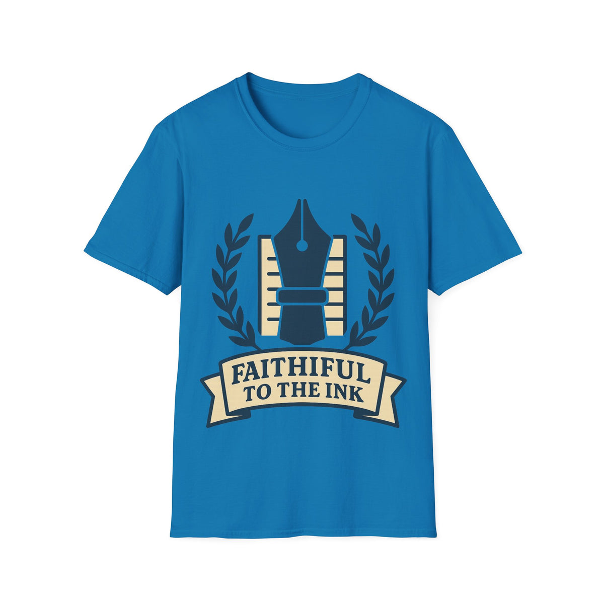 "Faithful To The Ink" Vintage Fountain Pen Tee | Retro Author Writer T-Shirt - Trending Now - September 2026