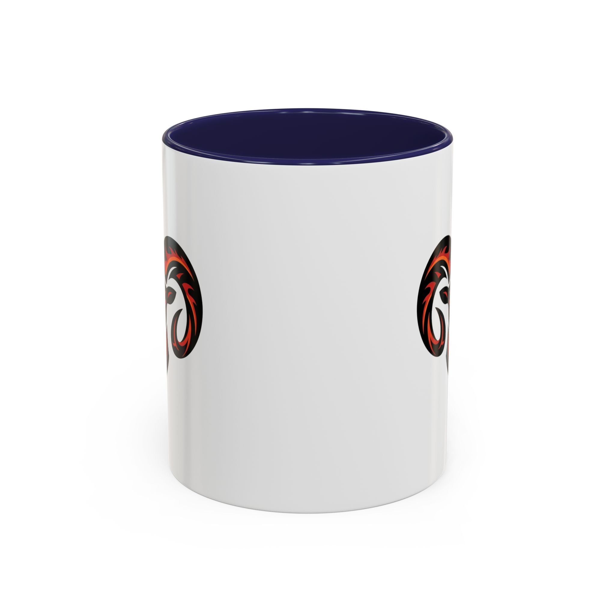 Ram Head Coffee Mug — Bold Tribal Goat Design Accent Mug
