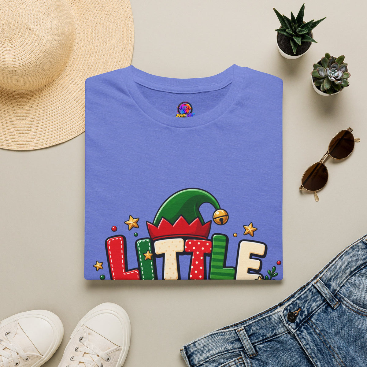 Little Elf Christmas T-Shirt — Cute Holiday Kids/Family Elf Tee