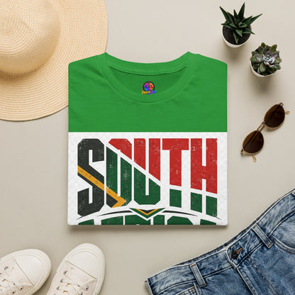 South Africa Soccer T-Shirt — Vintage Flag Football Fan Tee