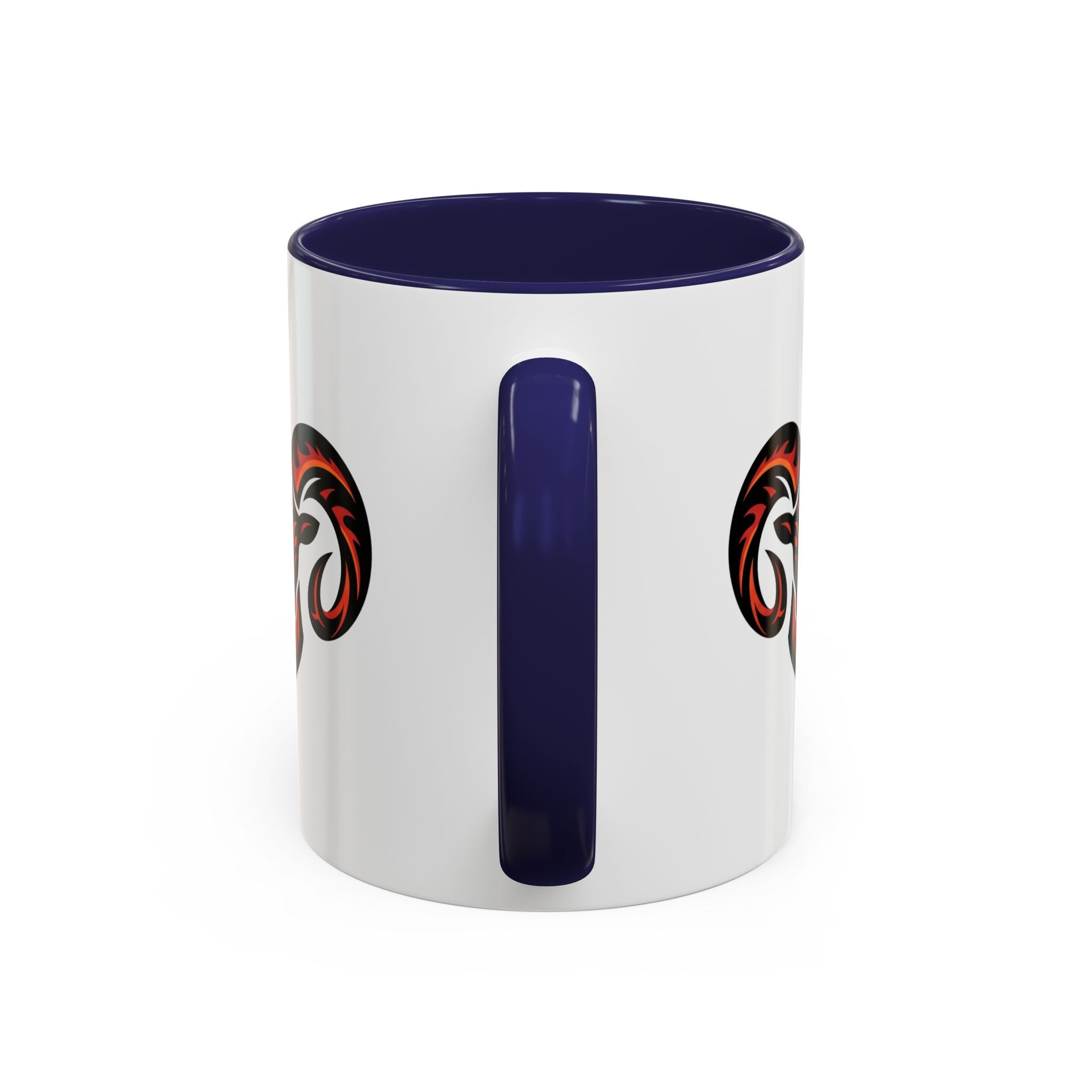 Ram Head Coffee Mug — Bold Tribal Goat Design Accent Mug