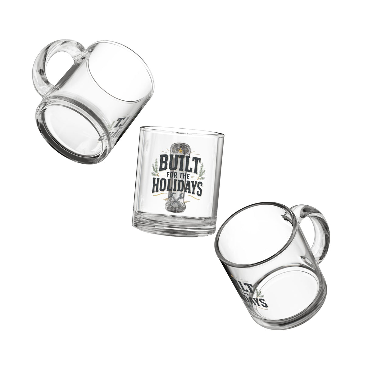 Dad & Garage Glass Mugs