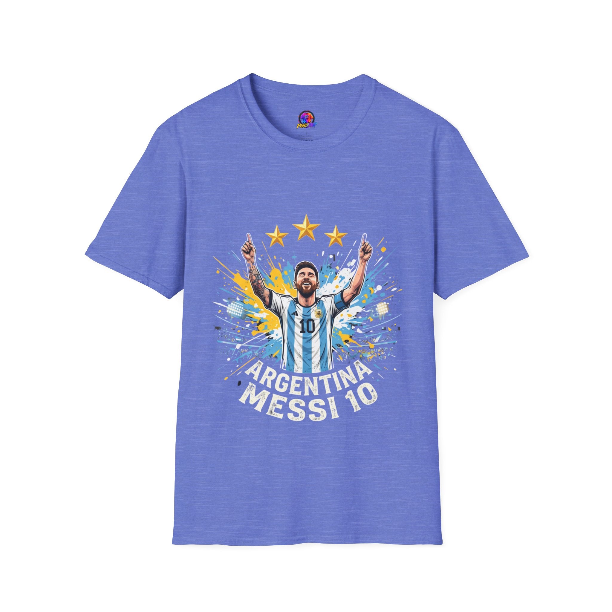 Argentina Messi  Soccer T‑Shirt — Argentina Messi 10 Fan Tee