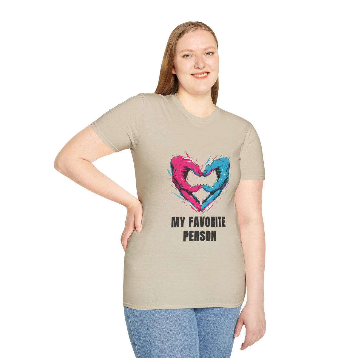 Heart Hands T-Shirt — “My Favorite Person” Couples Graphic Tee - Trending Now - August 2026