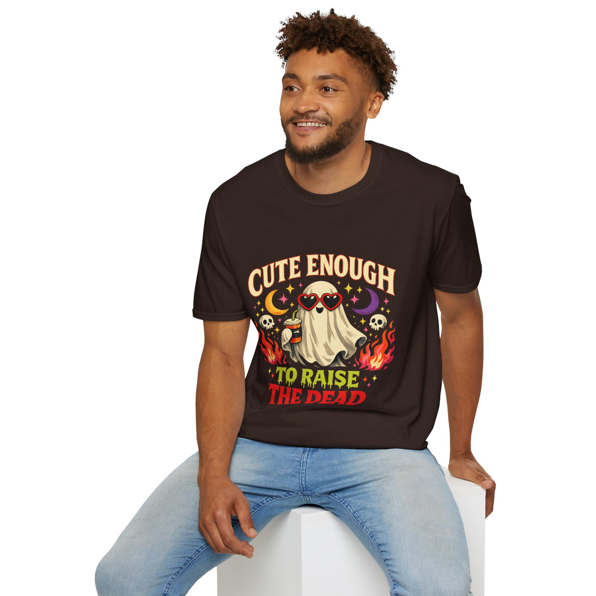Halloween Cute Enough Unisex Softstyle T-Shirt