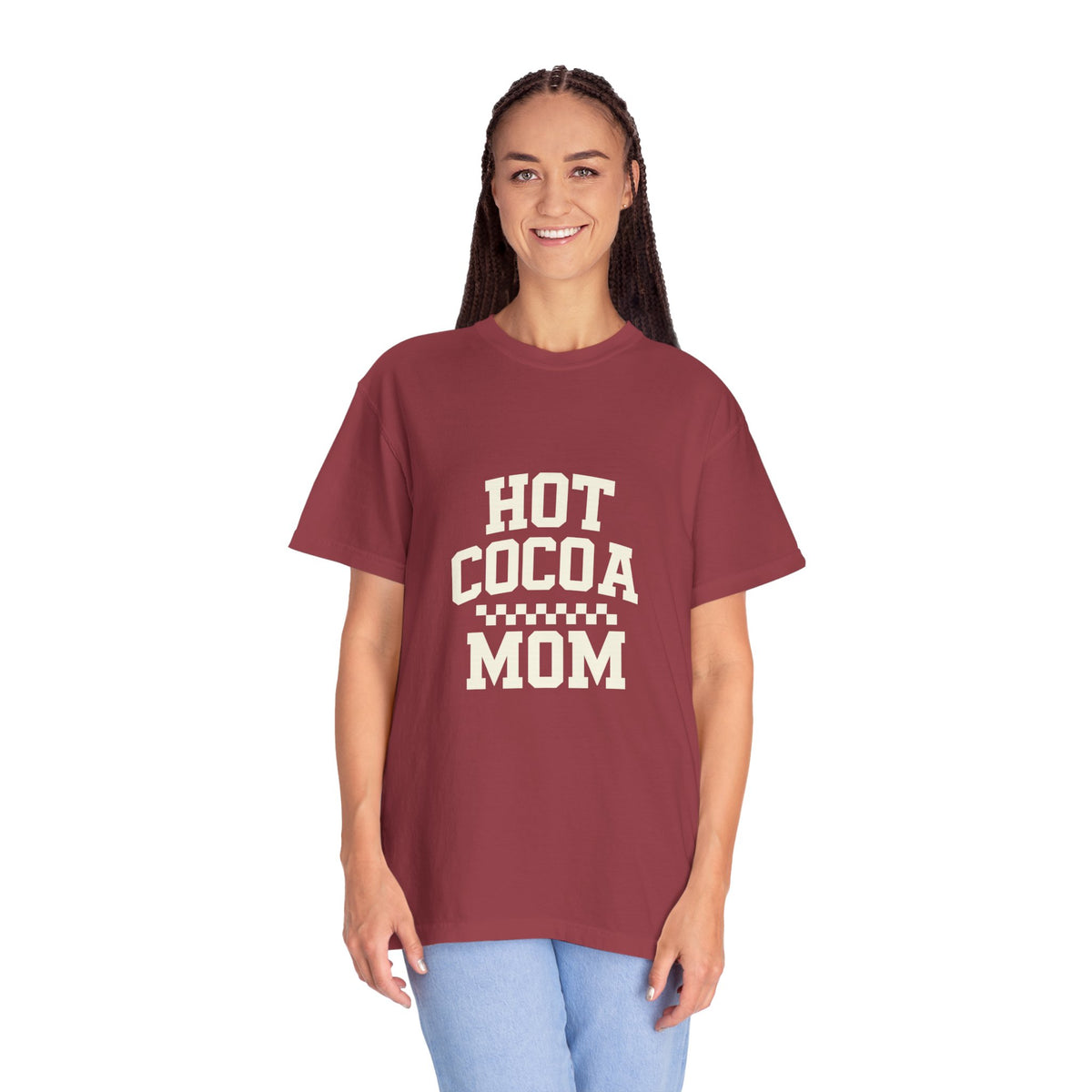 Hot Cocoa Mom T-Shirt — Cozy Holiday Mom Gift - Trending Now - October 2026