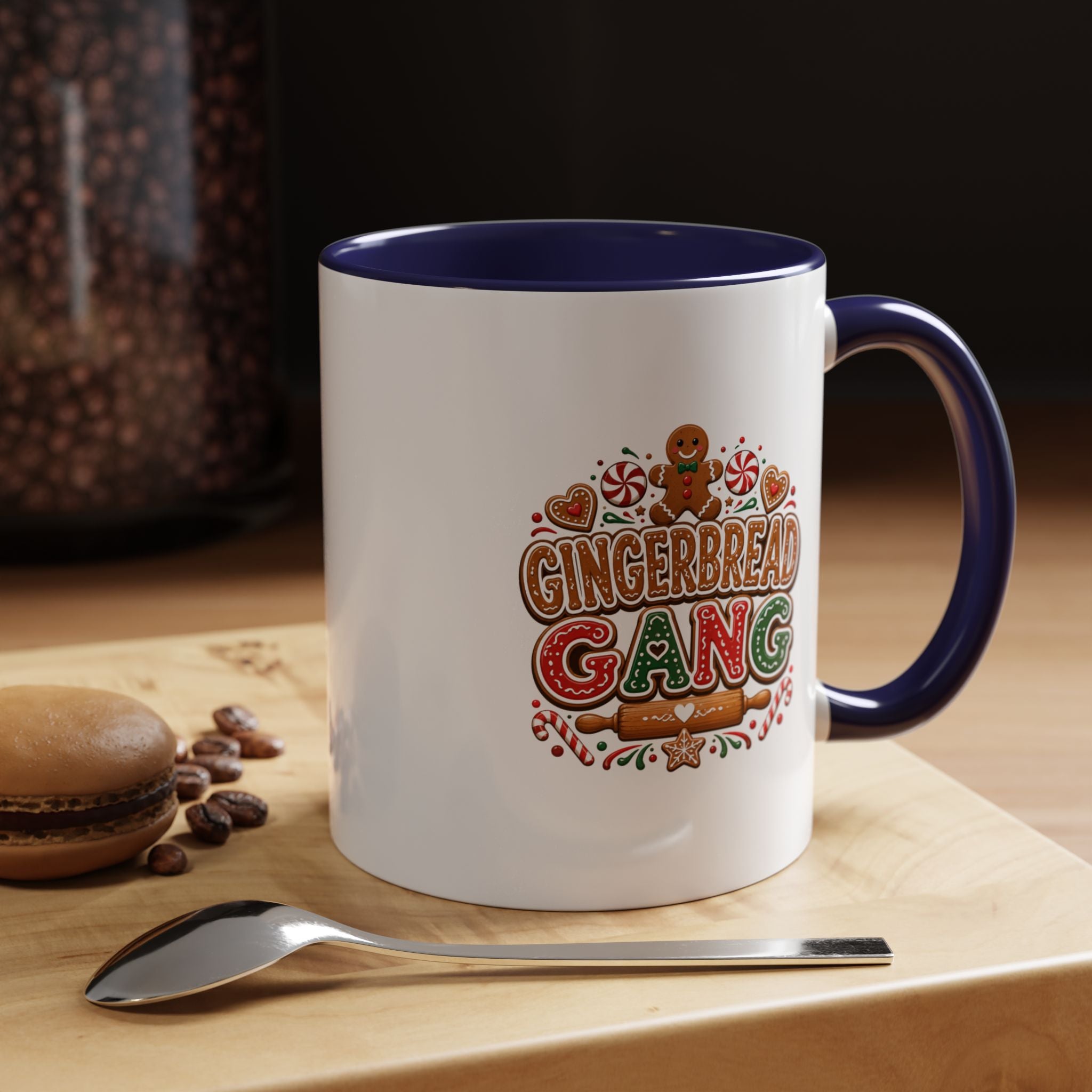 Gingerbread Gang Coffee Mug – Holiday Baking Christmas Cocoa Mug